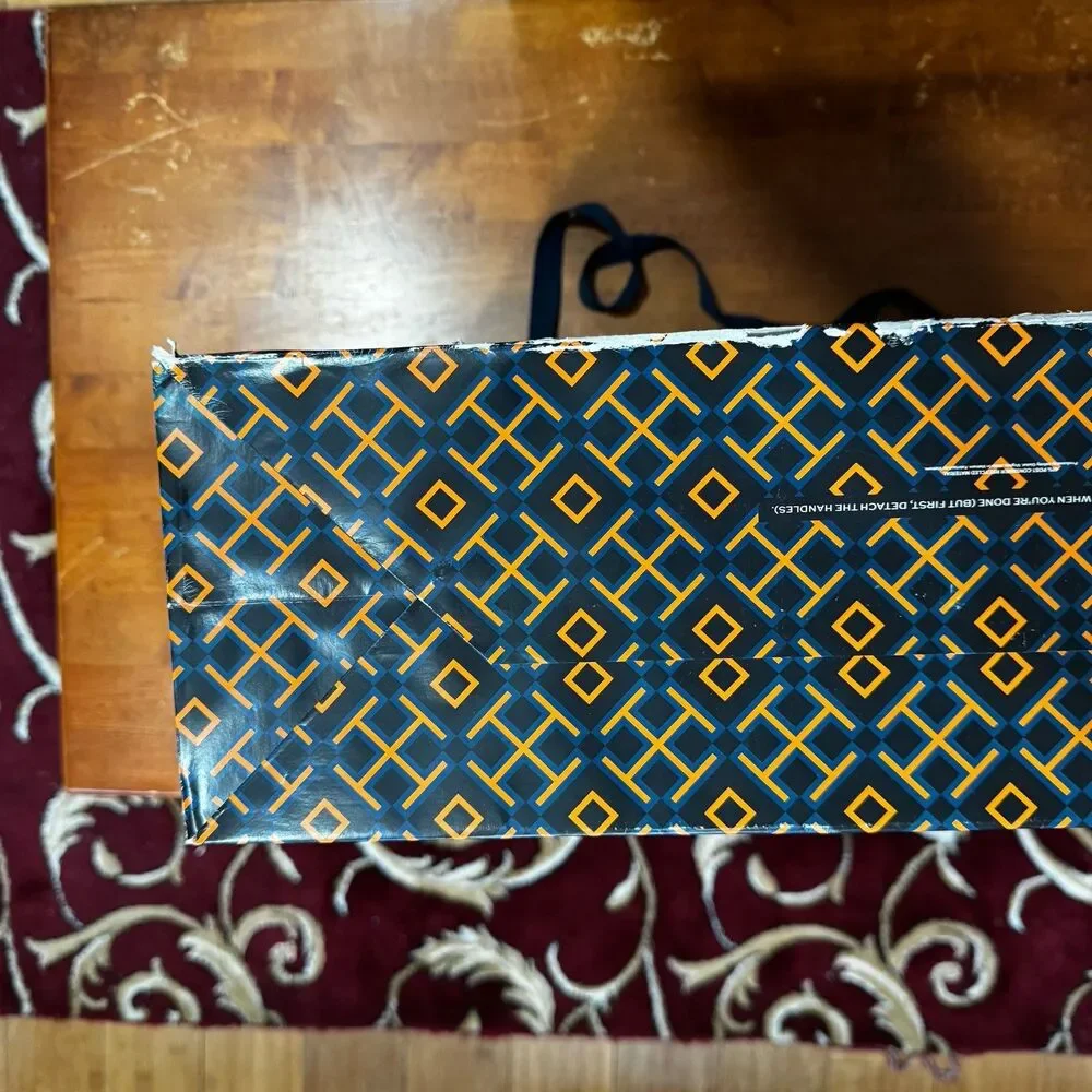 Tory Burch Large Dust Bag Gift Shopping Tote Bag Authentic 16 x 12